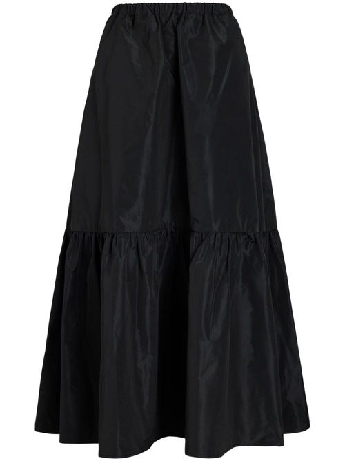 Faille maxi skirt - Black