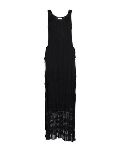 Maison Flâneur Woman Maxi dress Black Size 4 Cotton, Viscose