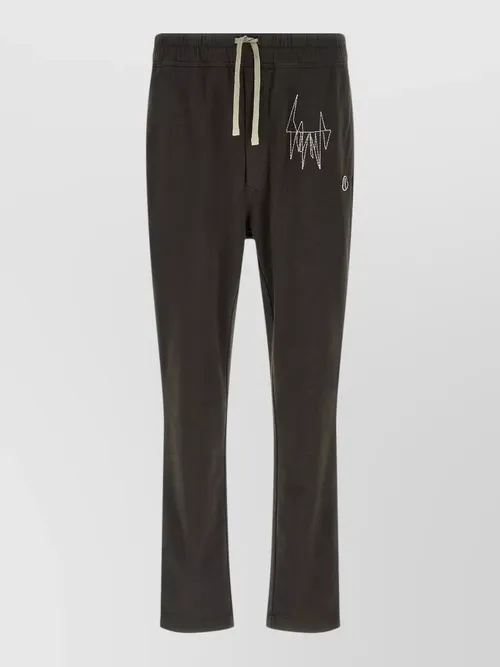 Rick Owens - moncler jogger trousers embroidered pocket
