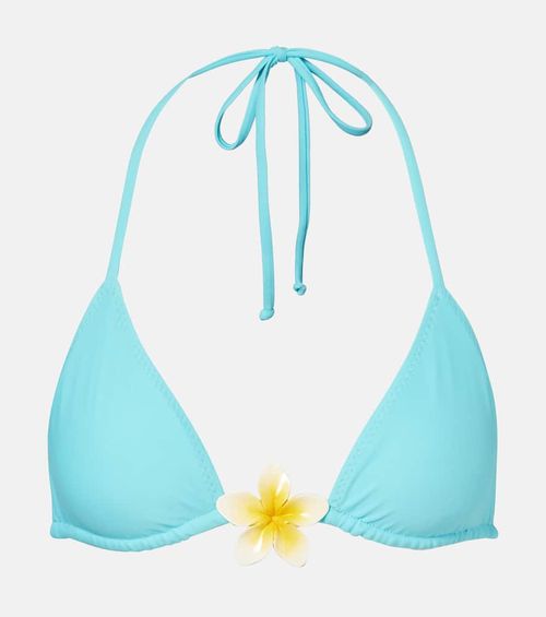 Island embellished bikini top