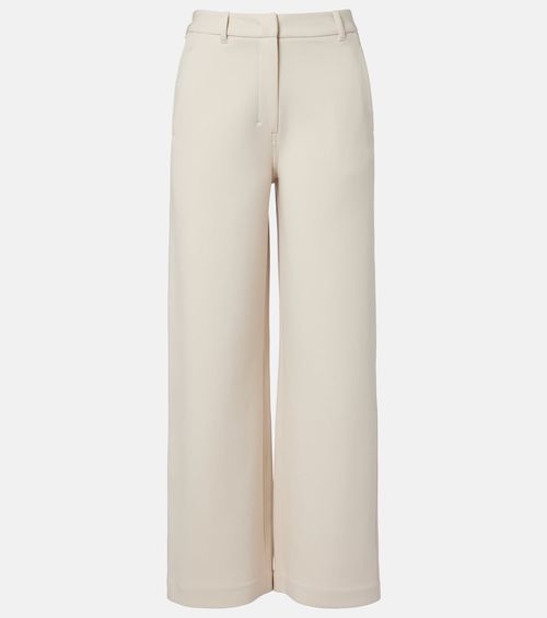 Caucaso cotton-blend wide-leg pants