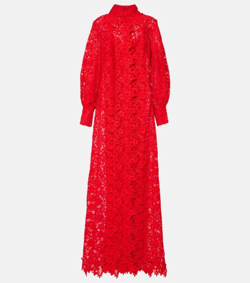 Salma lace belted shirt dress
