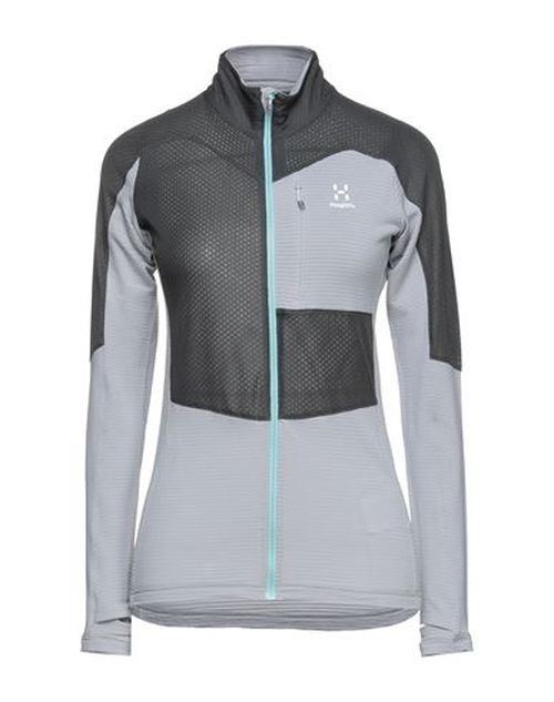 Haglöfs Woman Sweatshirt Light grey Size XXL Recycled polyester, Elastane, Polyester