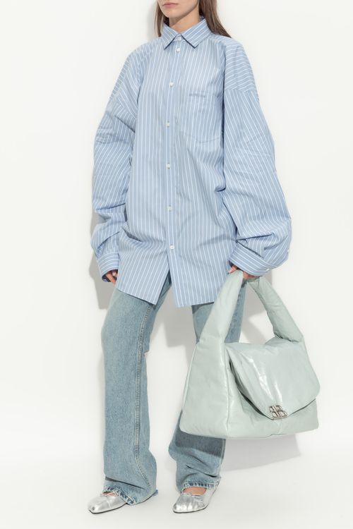Jeans With A `vintage` Effect, Women's, Blue