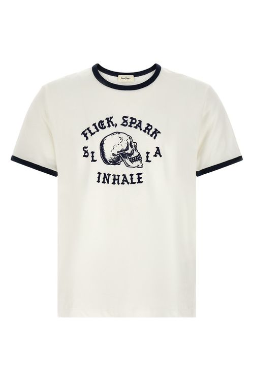 'Flick, Spark, Inhale Ringer' T-Shirt