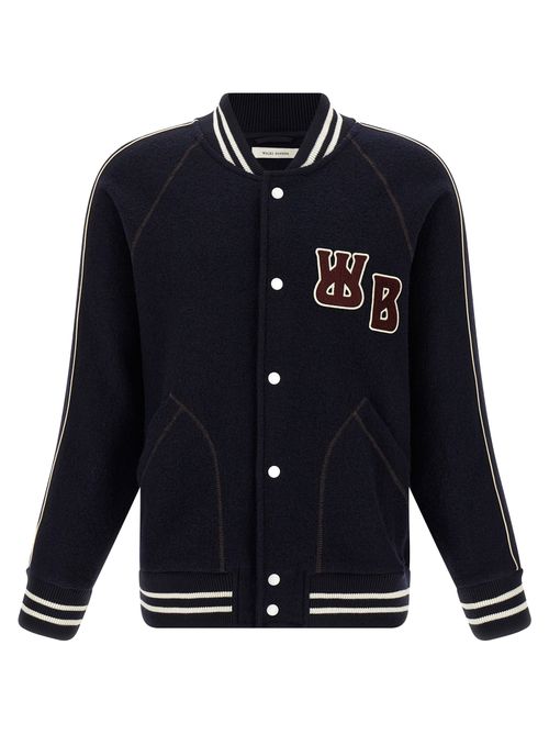 October Varsity Bomber Jacket — Navy