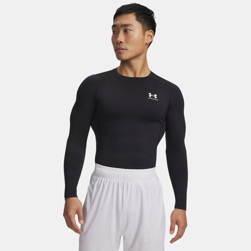 HeatGear® Men's Compression Long Sleeve Black / White