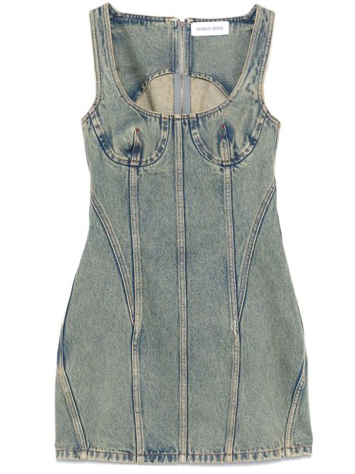 Denim mini dress - Blue