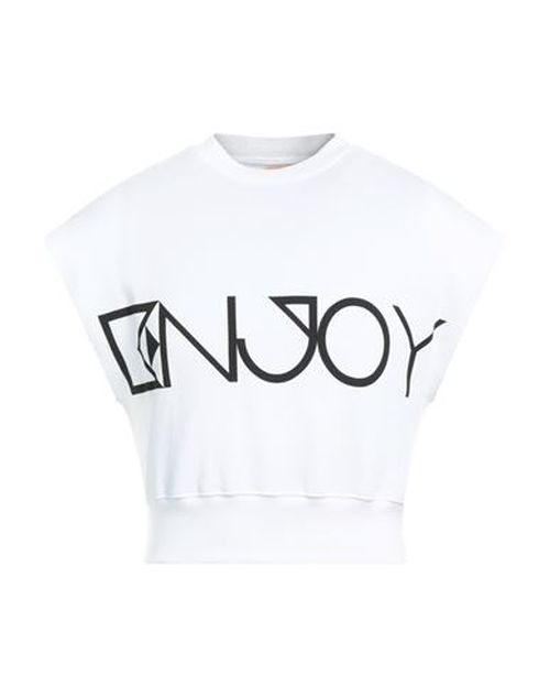 Man Sweatshirt White Size L Cotton