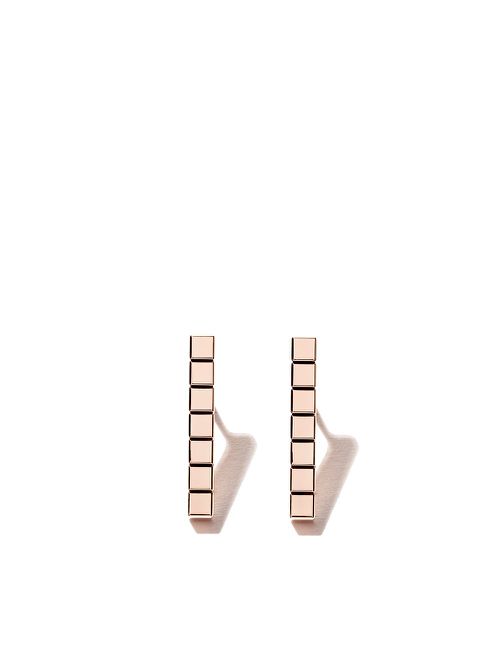 18kt rose gold Ice Cube Pure earrings - FAIRMINED ROSE GOLD