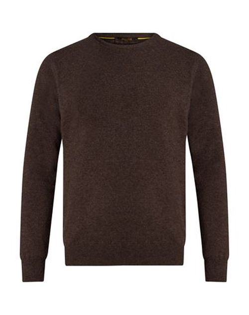 Man Sweater Dark brown Size 38 Cashmere