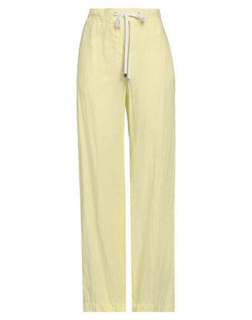 Woman Pants Pastel yellow