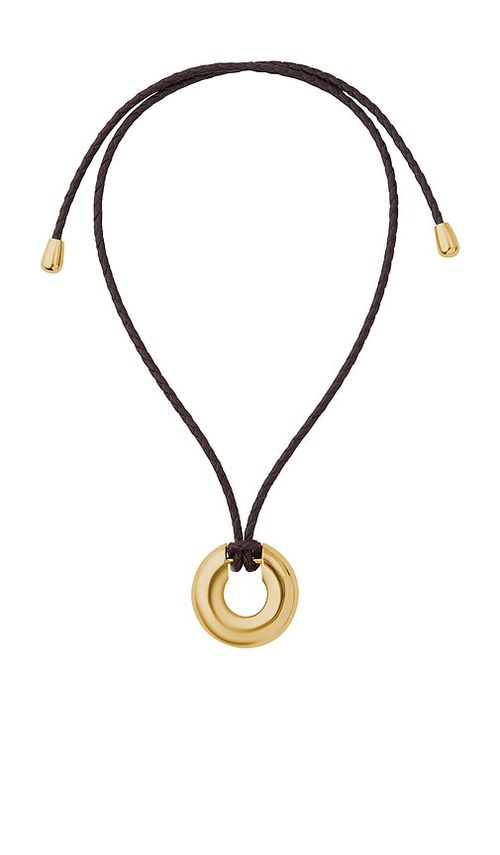 Eliou Charlie Necklace in Gold - Metallic Gold. a