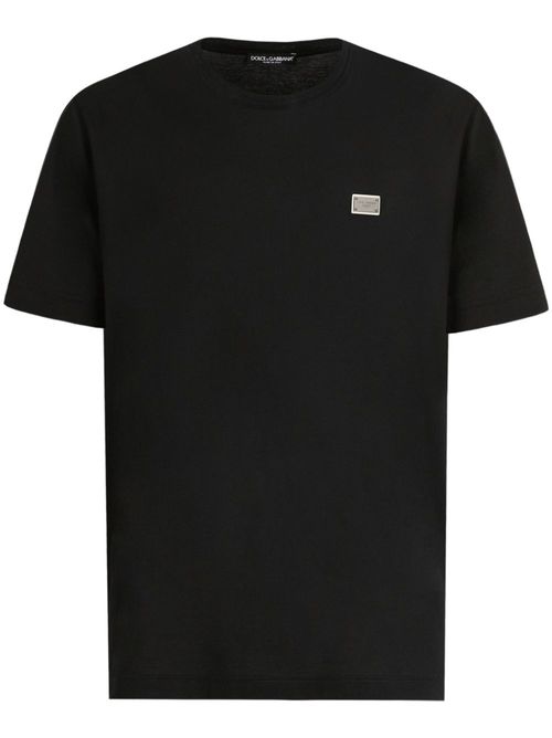 Logo-plaque T-shirt - Black
