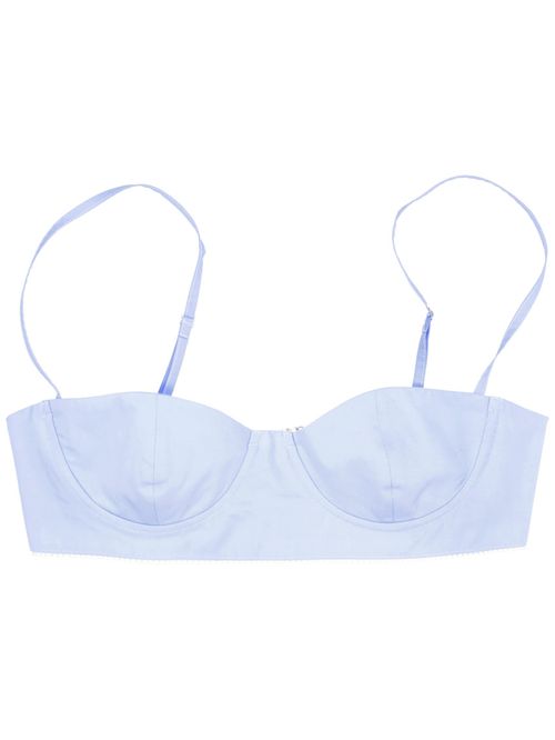 Light Blue Cotton Bralette Top