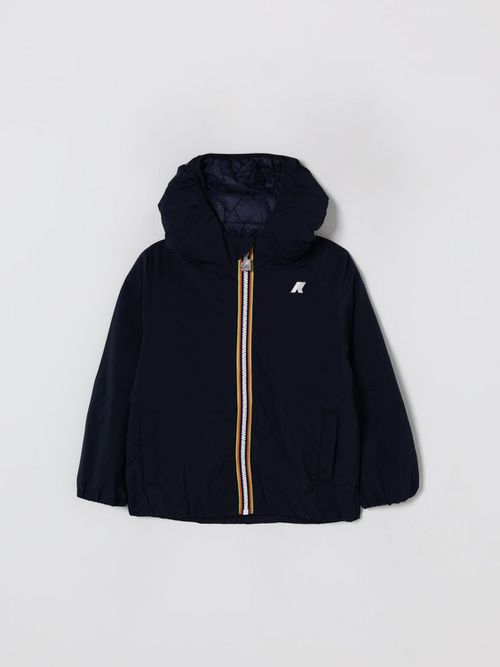 Coat Kids color Blue