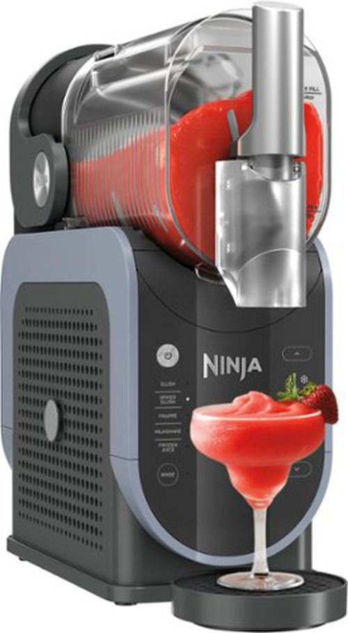 SLUSHi Professional Frozen Drink Maker, 88 oz. Frozen Drink & Slushie Machine, 5 Preset Programs - Artic Blue & Gray
