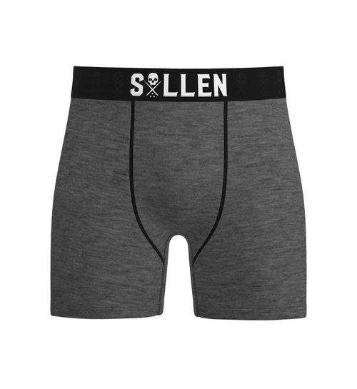 Solid Luxe Boxers - Dark Heather Grey, DARK HEATHER GREY