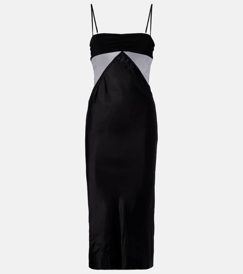 Combo slip dress