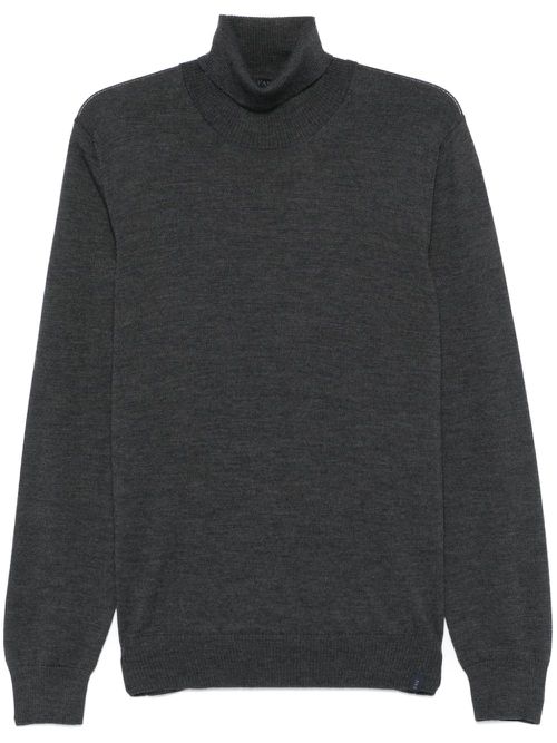 Roll-neck sweater - Grey
