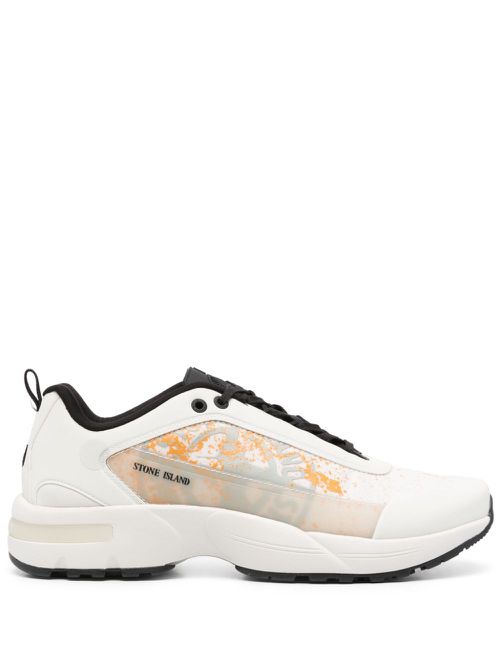 Grime panelled sneakers - Neutrals