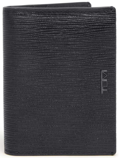 Nassau L-Fold in Black Embossed