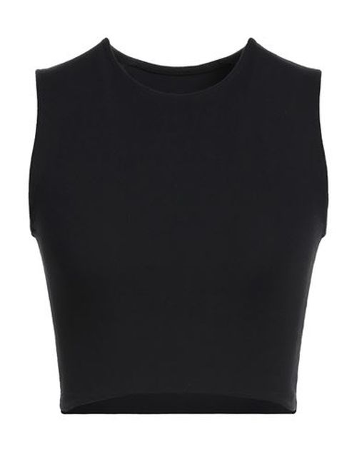 Woman Top Black Size S/M Polyester, Elastane