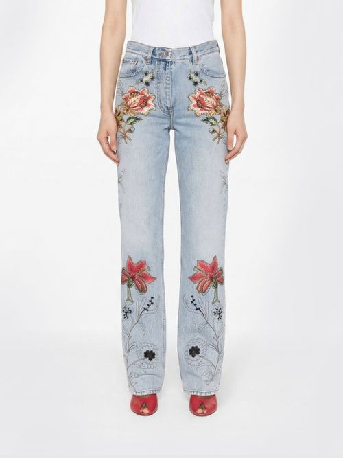 Jeans Woman color Denim