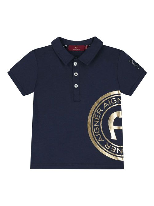 Cotton polo shirt - Blue