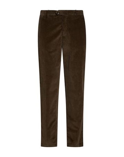 Man Pants Dark green Size 30 Cotton, Lyocell, Elastane