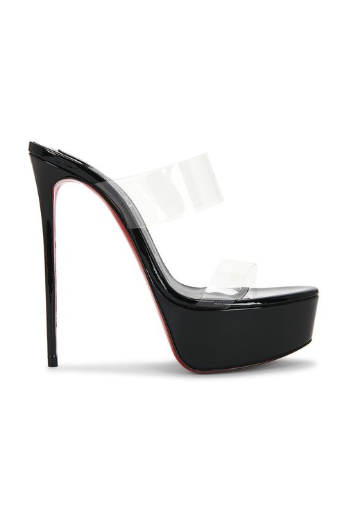 Christian Louboutin Just Nothing Alta 150 Platform Sandal in Black - Black. 36.5 also