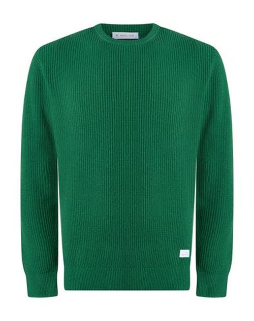 Man Sweater Green Size M Wool, Polyamide