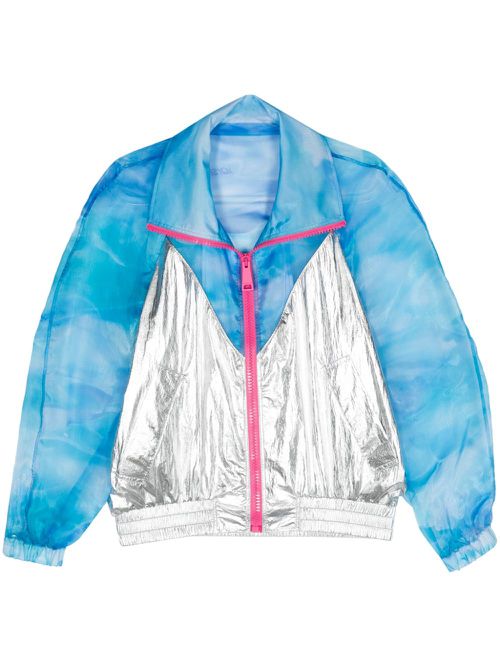 Air Moon windbreaker jacket - Blue