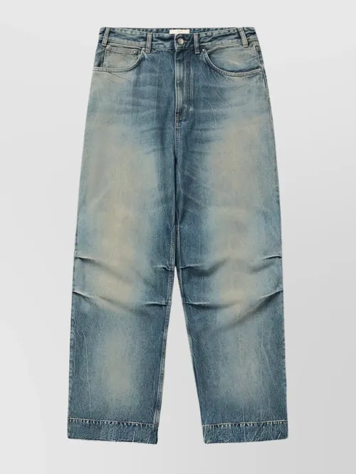 1989 Studio - denim pants faded effect