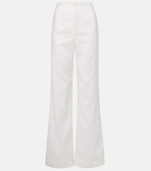 Jude linen-blend wide-leg pants