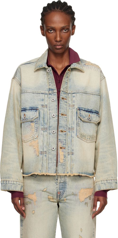 Blue Paris Denim Trucker Jacket