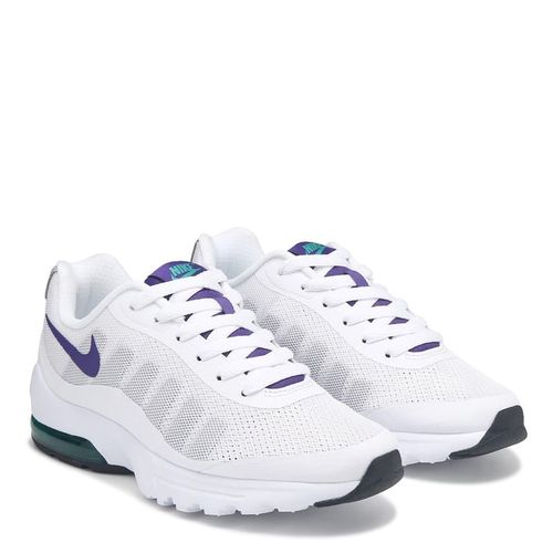 Women's Air Max Invigor Sneakers (Whte/Purple/Grey)