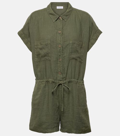 Clare linen romper