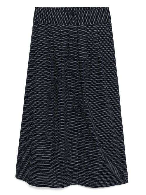 Polka dot print skirt - Blue