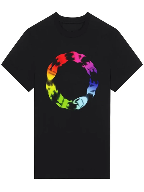 Givenchy Circle Logo Oversized Black T-Shirt - Black