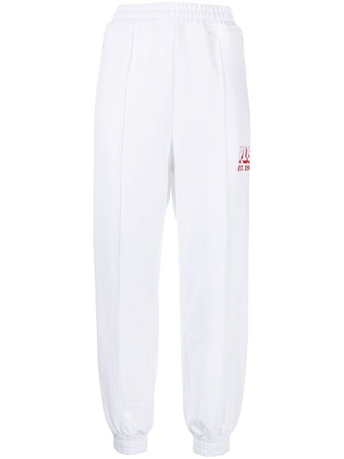 Logo-print track pants - White