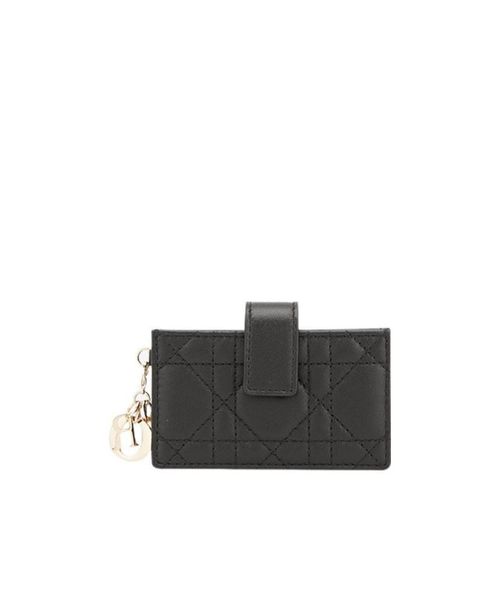 Lady Dior Jasmine Card Holder