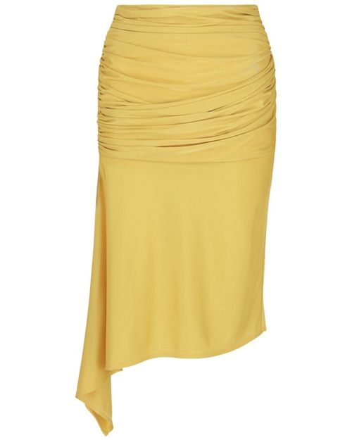 Draped Asymmetrical Skirt