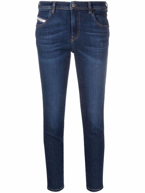 Slim-cut denim jeans - Blue