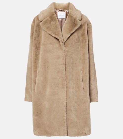 Evalyn faux fur coat
