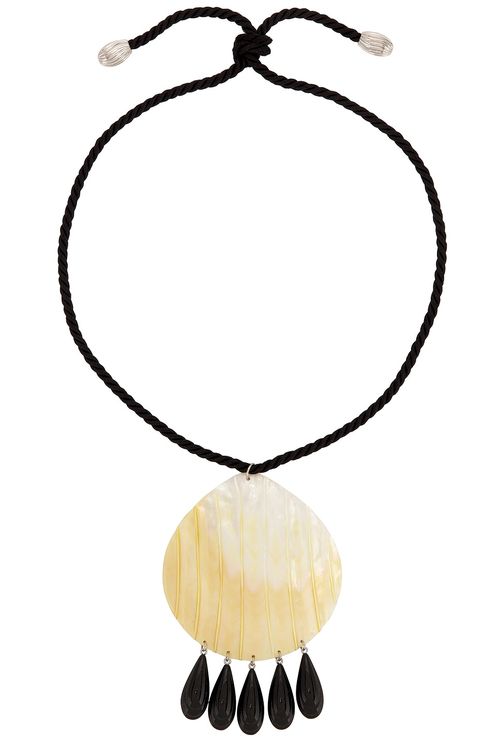 Julietta Iris Necklace in Black