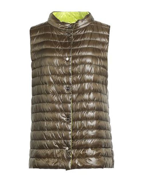 Woman Vest Military green Size 8 Polyamide