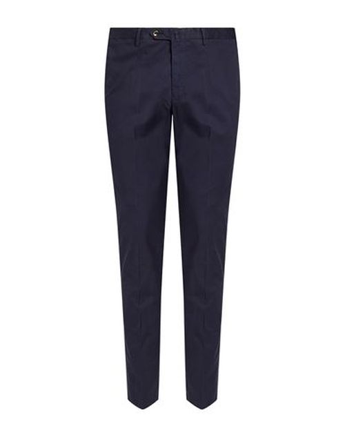 Man Pants Dark purple Size 38 Cotton, Elastane