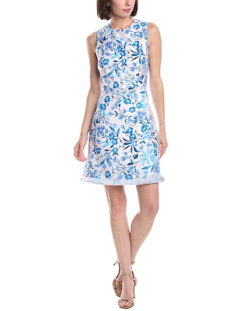 Sleeveless Printed Mini Dress