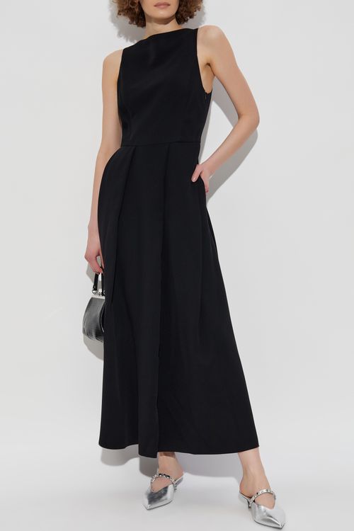 Dress With Darts, Women's, Black